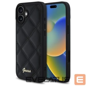 Kitas telefono priedas Guess  Guess New 4G Triangle case for iPhone 16 - black