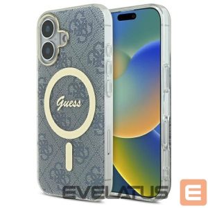 Kitas telefono priedas Guess  Guess IML 4G MagSafe iPhone 16 Case - Blue 