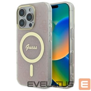Kitas telefono priedas Guess  Guess IML 4G MagSafe Case for iPhone 16 Pro Max - Pink 