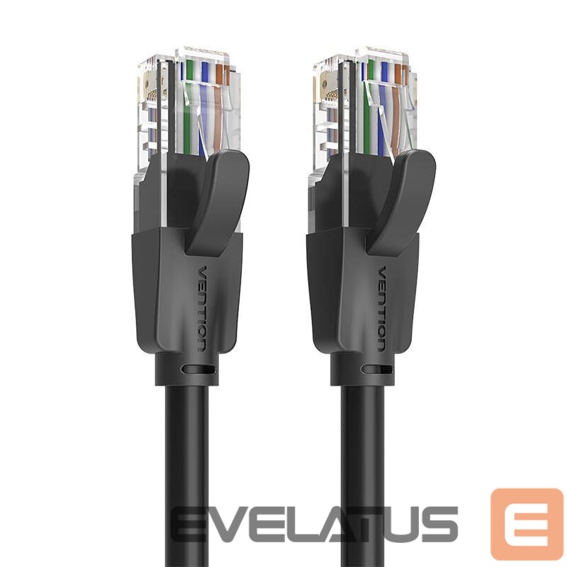 Kitas kompiuterio priedas Vention Kabel sieciowy UTP CAT6 Vention IBEBG RJ45 Ethernet 1000Mbps 1,5m czarny