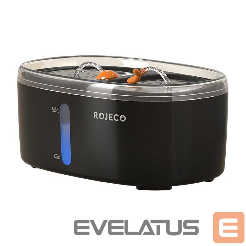 Kitos prekės Rojeco Water Fountain for pets Rojeco 2,5L (black)