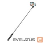 Fotoaparato priedas Hurtel  Selfie stick WHS1Y telescopic tripod 1m with phone holder - black 