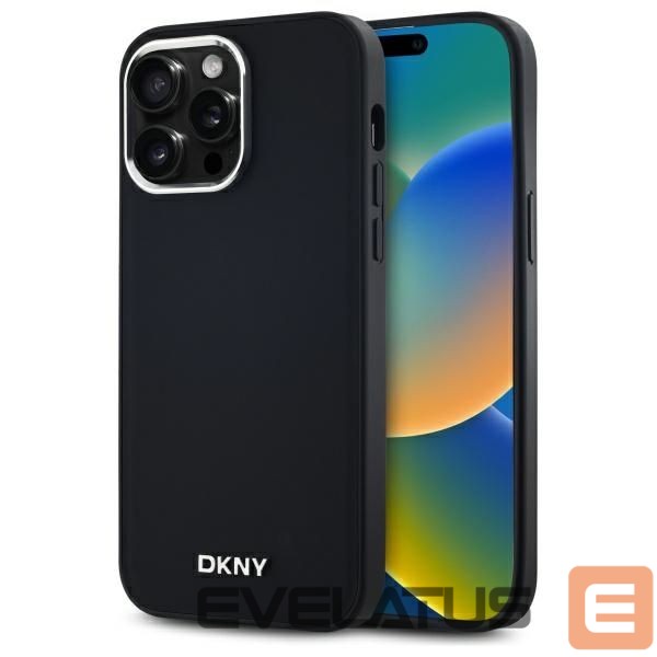 Kitas telefono priedas DKNY DKNY Plain Logo MagSafe iPhone 14 Pro Max Case - Black