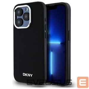Kitas telefono priedas DKNY  DKNY Plain Logo MagSafe iPhone 15 Pro Max Case - Black 