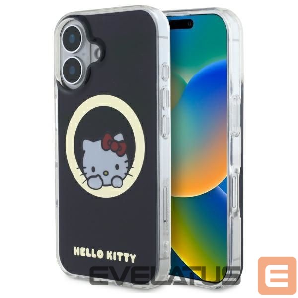 Kitas telefono priedas Hello Kitty Hello Kitty IML Sweet Kitty Magsafe iPhone 16 Case - Black