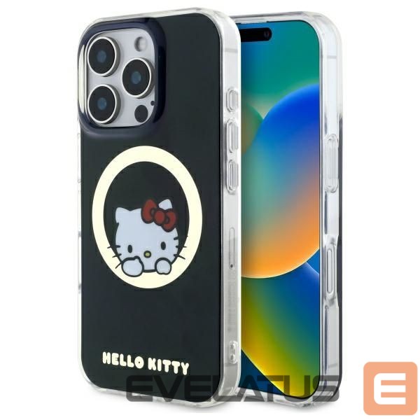 Kitas telefono priedas Hello Kitty Hello Kitty IML Sweet Kitty Magsafe Case for iPhone 16 Pro Max - Black