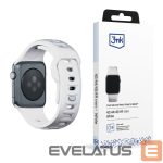 Kitas telefono priedas 3MK  3mk Silicone Watch Strap for Apple Watch 42 / 44 / 45 / 49 mm - white 