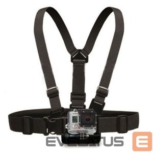 Fotoaparato priedas Hurtel  Chest Mount - Chest Harness for GoPro SJCAM Sports Cameras - Black 
