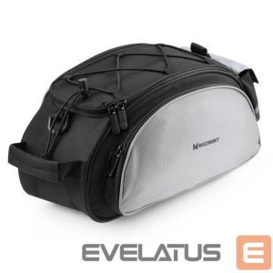 Dviračio priedas Wozinsky  Wozinsky Bike Pannier Bag with Shoulder Strap 13L Black (WBB1BK) 