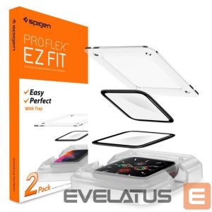 Apsauginiai stiklai Spigen  Spigen ProFlex EZ Fit Hybrid Glass for Apple Watch 4/5/6/SE (44mm) 