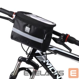 Dviračio priedas Wozinsky  Wozinsky Bike Handlebar Bag with Phone Case 2L Black (WBB12BK) 