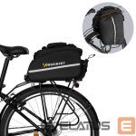 Dviračio priedas Wozinsky  Wozinsky large bike rack bag 35l + rain cover black (WBB19BK) 