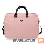 Nešiojamojo kompiuterio krepšys Guess  Guess Nylon Triangle Logo bag for a 16" laptop - pink 