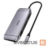 Kitas kompiuterio priedas Choetech  Choetech 9in1 multifunctional USB Type C HUB - 3x USB 3.2 Gen 1 / SD and TF memory card reader / HDMI 4K 30Hz / VGA Full HD 60Hz / USB Type C / RJ45 gray (HUB-M15 gray) 