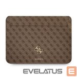 Krepšiai ir portfeliai Guess  Guess 4G Big Logo case for a 13" laptop - brown 