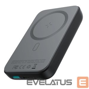 Išorinė baterija Joyroom  Joyroom JR-W020 20W 10000mAh MagSafe Power Bank + USB-C - USB-C 0.25m Cable - Black 