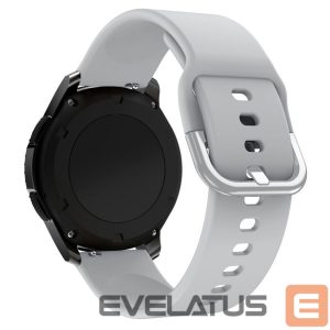 Dirželis Hurtel  Silicone Strap TYS band for Samsung Galaxy Watch 40 / 41 / 42 / 43 / 44 mm - gray 