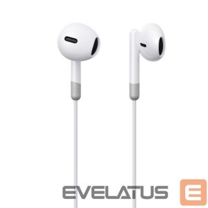 Laidinės ausinės Joyroom  Joyroom JR-EW01 in-ear wired mini jack headphones with remote control - white 