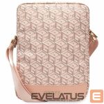 Nugarėlės dėklai Guess  Guess Bag GUTB10HGCFSEP 10" pink/pink GCube Stripe Tablet Bag 