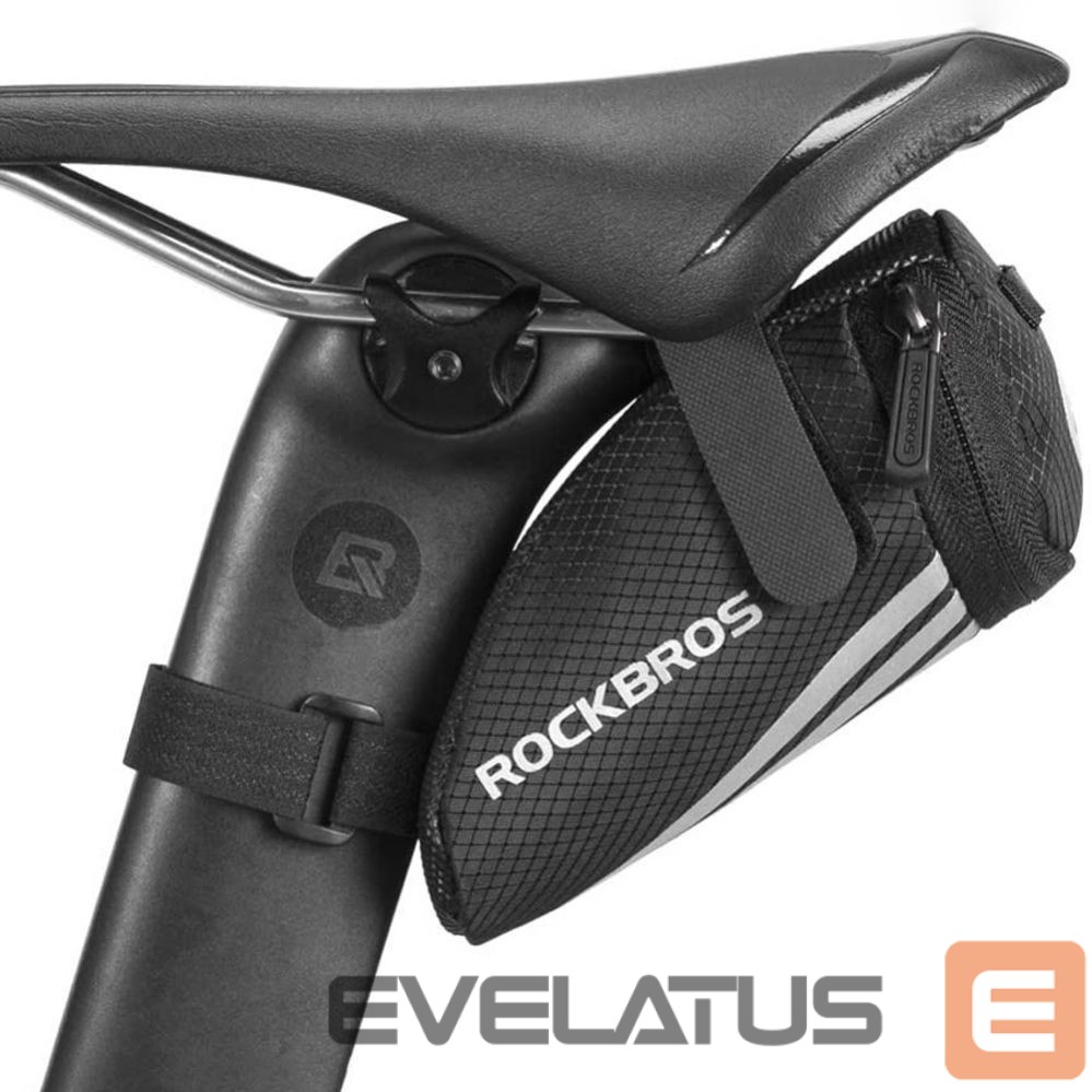 Dviračio priedas Rockbros Rockbros C28 bicycle bag under the saddle - black