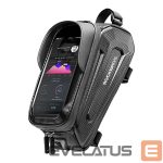Dviračio priedas Rockbros  Rockbros B68-1 armored bicycle bag with phone pocket 1.7l - black 
