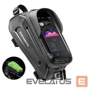 Dviračio priedas Rockbros  Rockbros B68 Bike Pannier for Frame, Armored, with Phone Pocket and Cover, 1.7L - Black 
