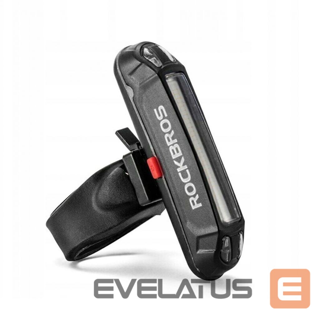 Dviračio priedas Rockbros Rockbros A54BK Rear Bike Light + Micro USB - USB-A Cable - Black