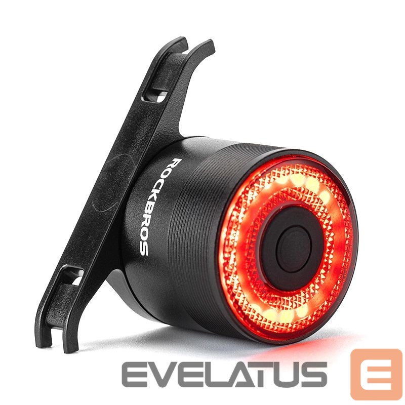 Dviračio priedas Rockbros Rockbros Q3 Rear Bike Light with Smart Stop System - Black