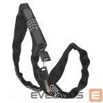 Dviračio priedas Rockbros  Rockbros 3230002001 bicycle lock with combination and key - black 
