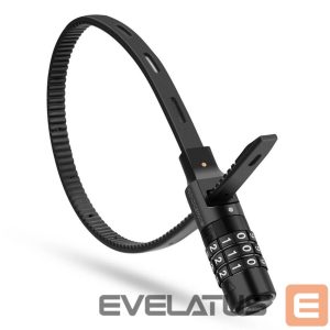 Dviračio priedas Rockbros  Rockbros 3240001001 bicycle lock for 0.5 m combination - black 