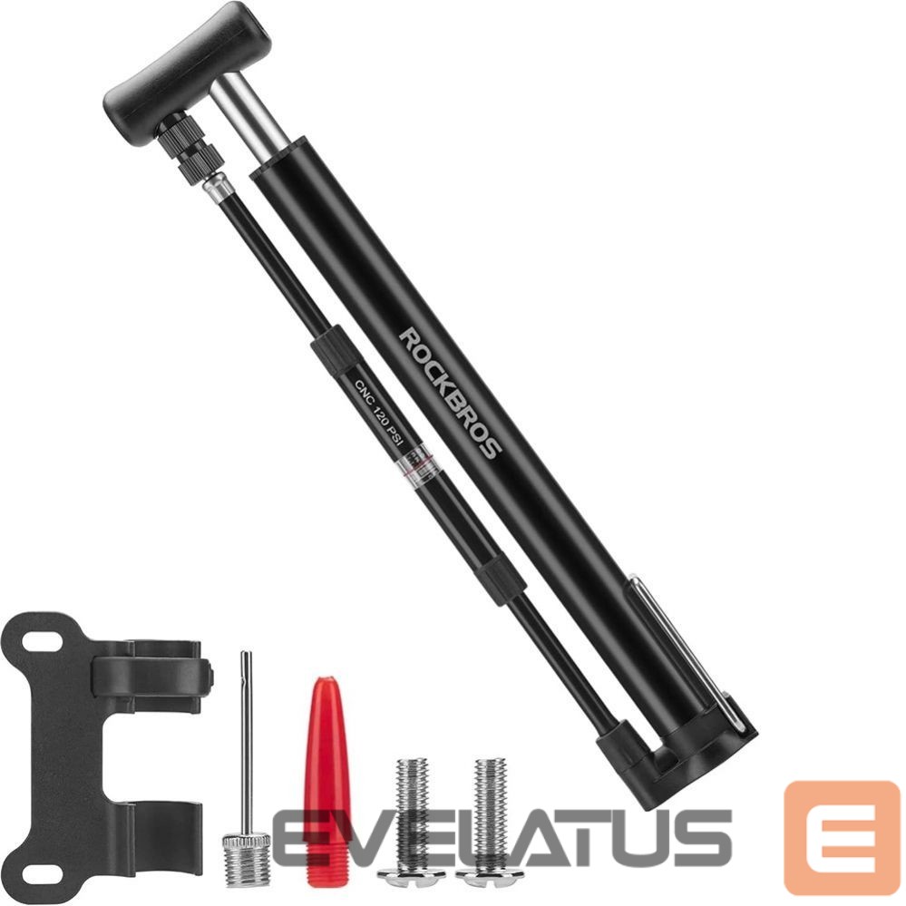 Dviračio priedas Rockbros Rockbros 42322821001 floor bicycle pump - black