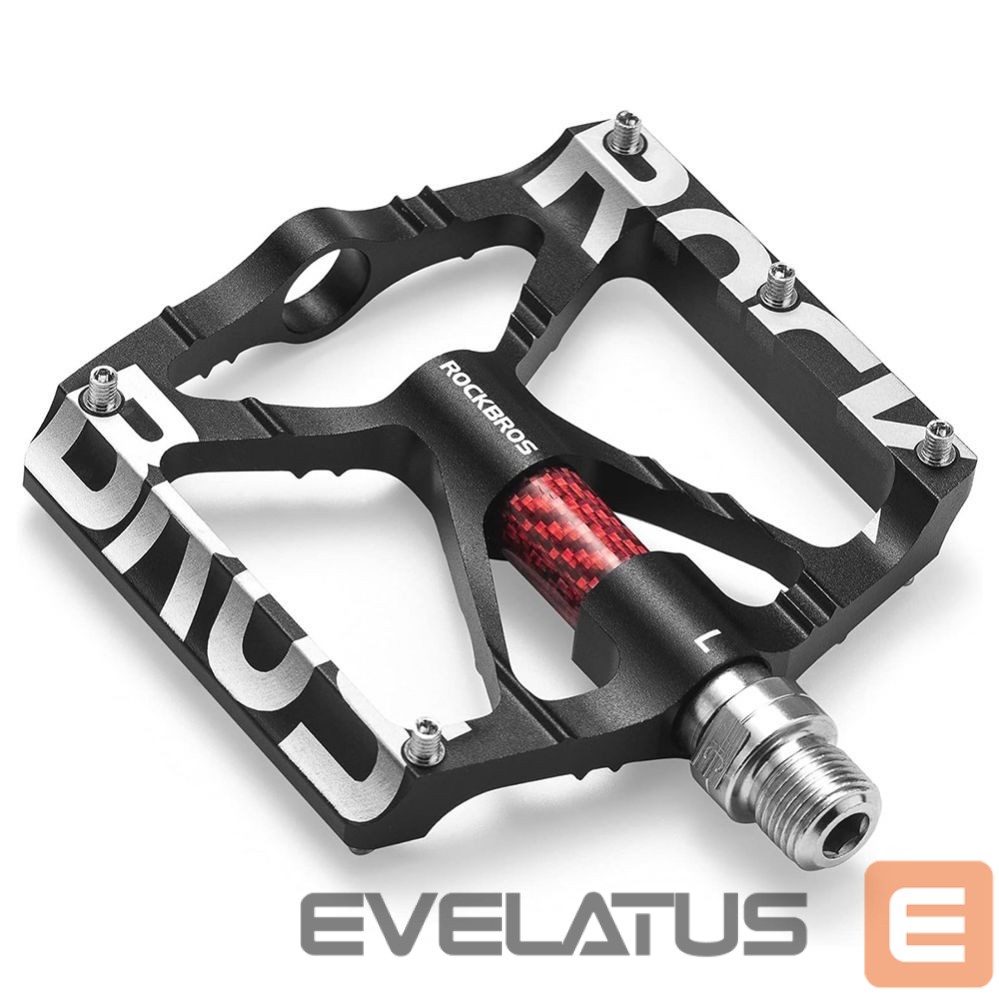 Dviračio priedas Rockbros Rockbros 37213071001 Aluminum Alloy Bicycle Pedal Set - Black