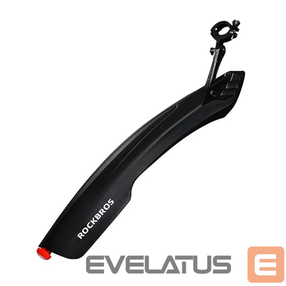 Dviračio priedas Rockbros Rockbros DNB8001 mudguard with red LED light - black