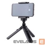 Fotoaparato priedas Hurtel  Mini tripod selfie stick holder for phone camera GoPro 16 - 21 cm black 
