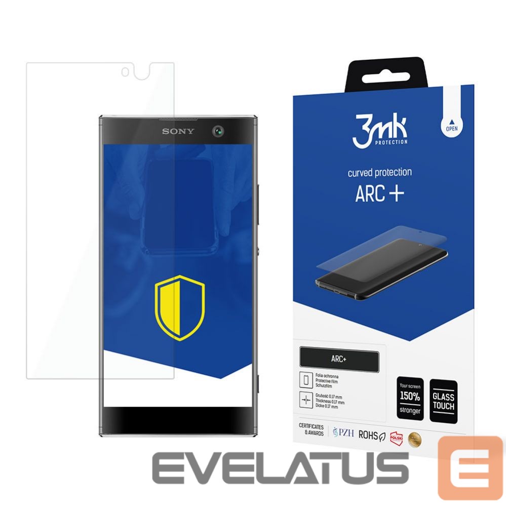 Kitas telefono priedas 3MK 3mk ARC+ foil for Sony Xperia XA2