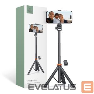 Fotoaparato priedas Tech-Protect  Tech-Protect L03S Bluetooth selfie stick with remote control, tripod up to 148cm and head 180 - black 