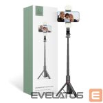 Fotoaparato priedas Tech-Protect  Tech-Protect L05S Bluetooth Selfie Stick with Tripod up to 105cm with LED Light - Black 