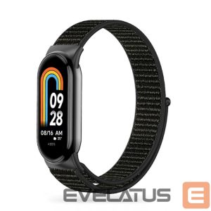 Dirželis Tech-Protect  Tech-Protect Nylon Strap for Xiaomi Smart Band 8 / 8 NFC - Black 