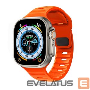 Dirželis Tech-Protect  Tech-Protect IconBand Line Strap for Apple Watch 4 / 5 / 6 / 7 / 8 / 9 / SE / Ultra 1 / 2 (42/44/45/49 mm) - Orange 