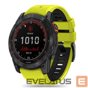 Dirželis Tech-Protect  Tech-Protect IconBand Pro Strap for Garmin Fenix 3 / 5X / 3HR / 5X Plus / 6X / 6X Pro / 7X - Lime Black 