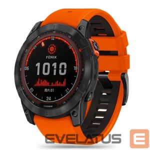 Dirželis Tech-Protect  Tech-Protect IconBand Pro Strap for Garmin Fenix 3 / 5X / 3HR / 5X Plus / 6X / 6X Pro / 7X - Orange-Black 