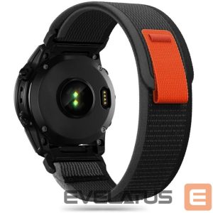 Dirželis Tech-Protect  Tech-Protect Nylon Strap for Garmin Fenix 5 / 6 / 6 Pro / 7 - Black/Orange 