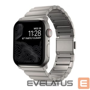 Dirželis Tech-Protect  Tech-Protect SteelBand for Apple Watch 4 / 5 / 6 / 7 / 8 / 9 / SE / Ultra 1 / 2 (42/44/45/49 mm) - titanium 