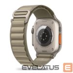 Dirželis Tech-Protect  Tech-Protect Nylon Pro Strap for Apple Watch 4 / 5 / 6 / 7 / 8 / 9 / SE / Ultra 1 / 2 (42/44/45/49 mm) - Titanium Olive 