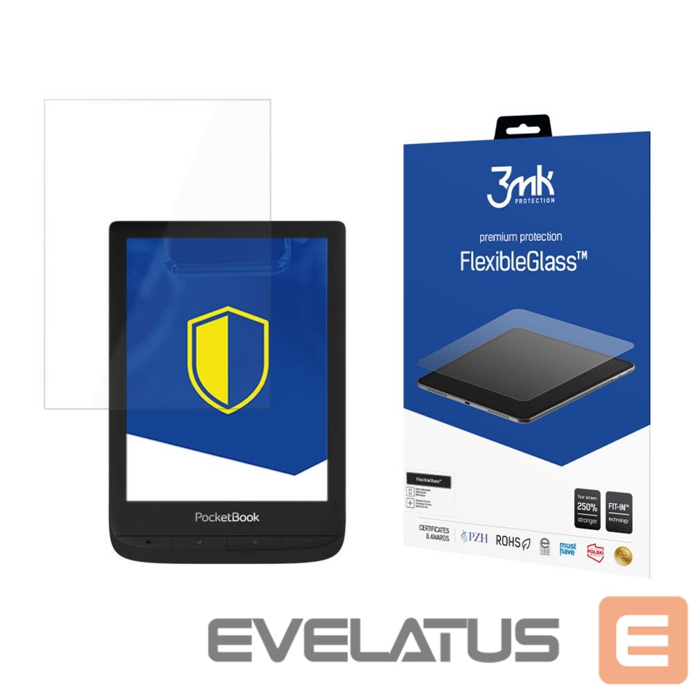 Apsauginiai stiklai 3MK 3mk FlexibleGlass hybrid glass for PocketBook Touch Lux 5