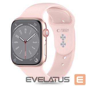 Dirželis Tech-Protect  Tech-Protect Silicone Strap for Apple Watch 4 / 5 / 6 / 7 / 8 / 9 / SE (38 / 40 / 41 mm) - Pink 
