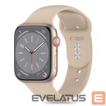 Dirželis Tech-Protect  Tech-Protect Silicone Strap for Apple Watch 4 / 5 / 6 / 7 / 8 / 9 / SE (38 / 40 / 41 mm) - Brown 