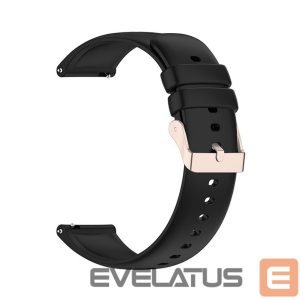 Dirželis Hurtel  Silicone Strap for Xiaomi Mi Watch / Amazfit GTR 47mm - Black 