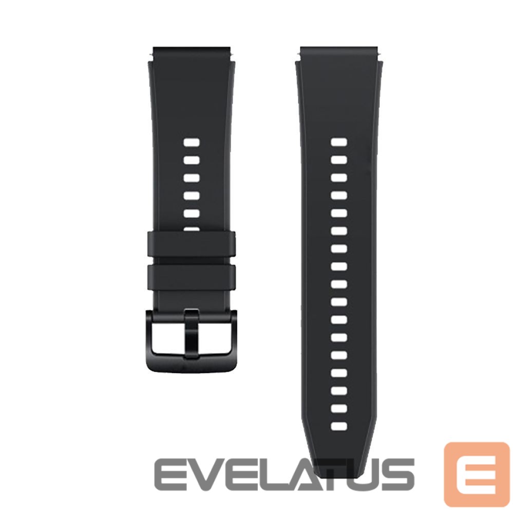 Dirželis Hurtel Silicone Strap for Huawei Watch GT 2 / 3 / 4 / 2 Pro / 3 Pro / 4 Pro / GT 2e - Black