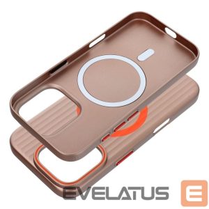 Nugarėlės dėklai OEM - Case for iPhone 15 PRO MAX Simply compatible with MagSafe titanium desert 